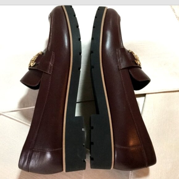 Kate Spade Women Size 9 M Kolby Loafers Shoes Slip-ons Dark Brown Leather NWOT - Picture 2 of 8